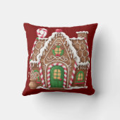 Gingerbread House Kissen (Rückseite)