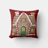 Gingerbread House Kissen (Vorderseite)
