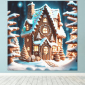 Gingerbread House Leinwanddruck (Insitu (Holzboden))