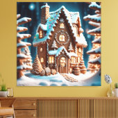 Gingerbread House Leinwanddruck (Insitu (Wohnzimmer))