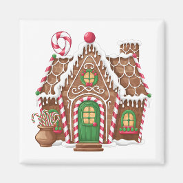 Gingerbread House Magnet