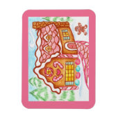 Gingerbread House Magnet (Vertikal)