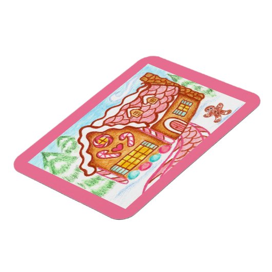 Gingerbread House Magnet (Linke Seite)