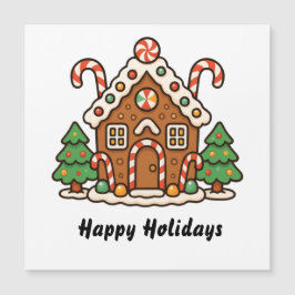 Gingerbread House Magnetic Card Magnetkarte