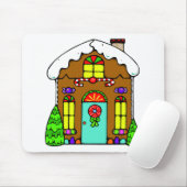 Gingerbread House Mousepad (Mit Mouse)