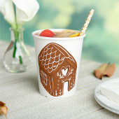 Gingerbread House Pappbecher