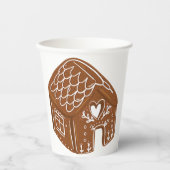 Gingerbread House Pappbecher (Vorderseite)