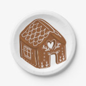 Gingerbread House Pappteller (Vorderseite)