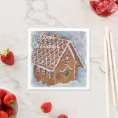 Gingerbread House Party Serviette (Beispiel)
