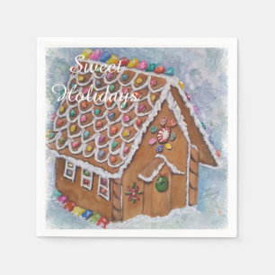 Gingerbread House Party Serviette