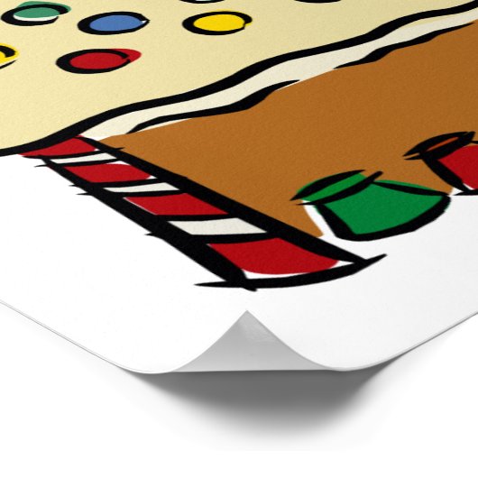 Gingerbread House Poster (Ecke)