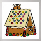 Gingerbread House Poster (Vorne)