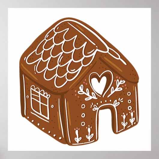 Gingerbread House Poster (Vorne)