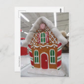 Gingerbread House Postkarte (Vorne/Hinten)