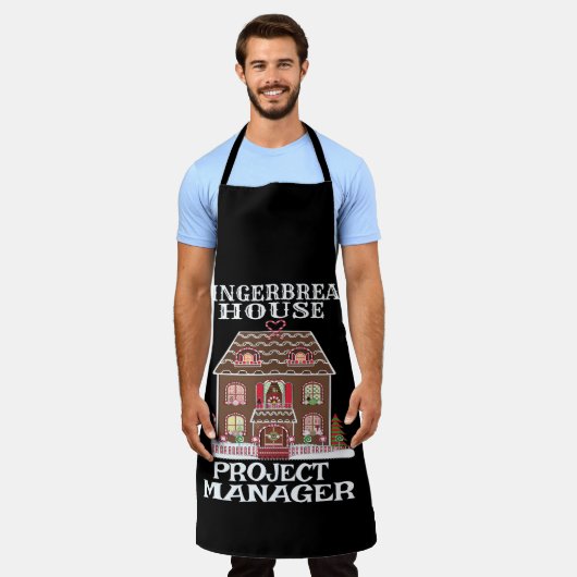 Gingerbread House Project Manager-Baker Schürze (Getragen)