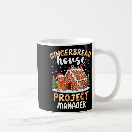 Gingerbread House Project Manager Christmas Cookie Kaffeetasse (Rechts)