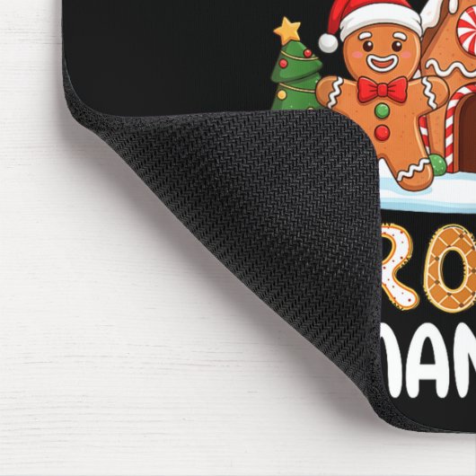 Gingerbread House Project Manager Christmas Cookie Mousepad (Ecke)