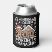 Gingerbread House Project Manager Cookie Baking Dosenkühler (Kanne Vorderseite)