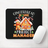 Gingerbread House Project Manager Decorating Bakin Mousepad (Mit Mouse)