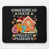 Gingerbread House Project Manager Decorating Bakin Mousepad (Vorne)