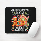Gingerbread House Project Manager Decorating Bakin Mousepad (Mit Mouse)