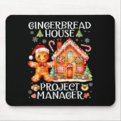 Gingerbread House Project Manager Decorating Bakin Mousepad (Vorne)