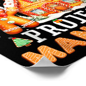 Gingerbread House Project Manager Decorating Bakin Poster (Ecke)