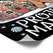 Gingerbread House Projektleiter Dekorieren von Bak Poster (Ecke)