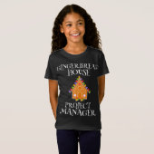 Gingerbread House Projektleiter Dekorieren von Bak T-Shirt (Vorne ganz)