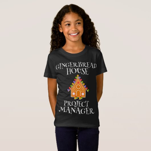 Gingerbread House Projektleiter Dekorieren von Bak T-Shirt (Vorne ganz)