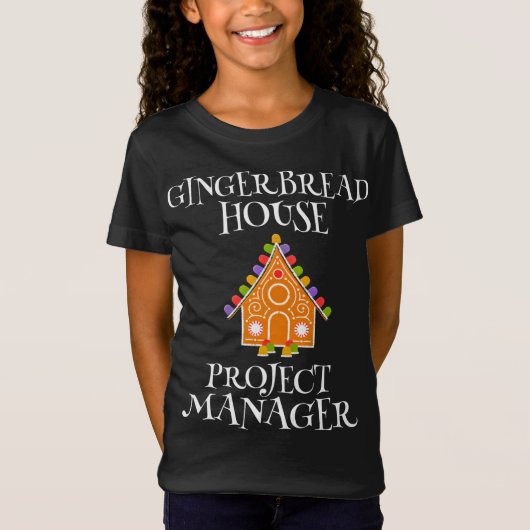 Gingerbread House Projektleiter Dekorieren von Bak T-Shirt (Vorderseite)