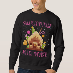 Gingerbread House Projektleiter Familie passt Sweatshirt