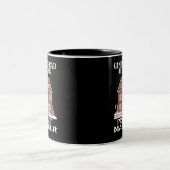 Gingerbread House Projektleiter Zweifarbige Tasse (Mittel)