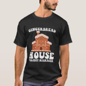 Gingerbread House Projektmanager Funny Baking Chr T-Shirt (Vorderseite)