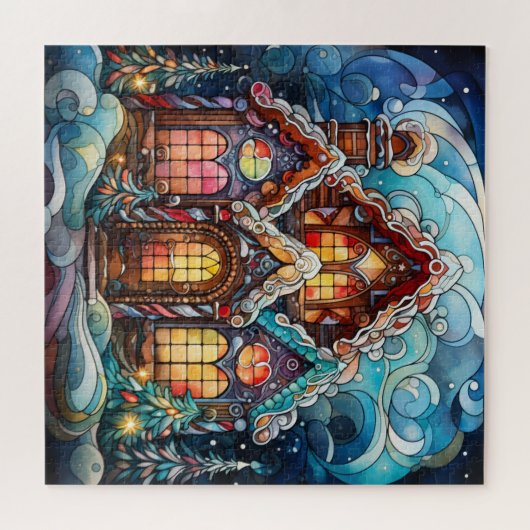 Gingerbread House Puzzle (Horizontal)