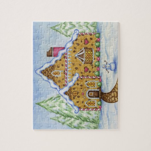 Gingerbread House Puzzle (Vertikal)