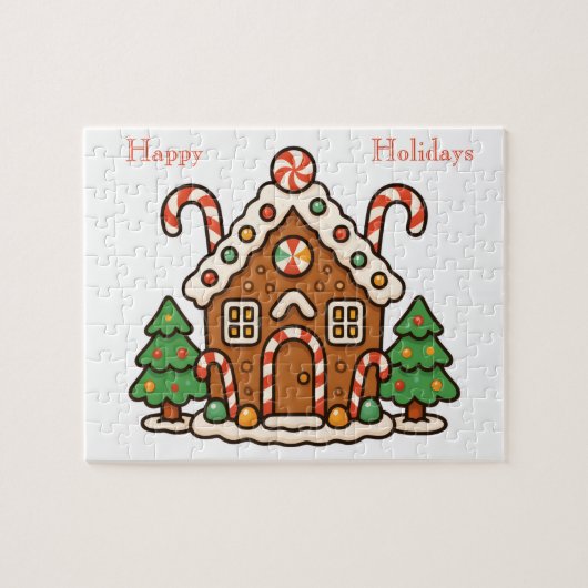 Gingerbread House Puzzle (Horizontal)
