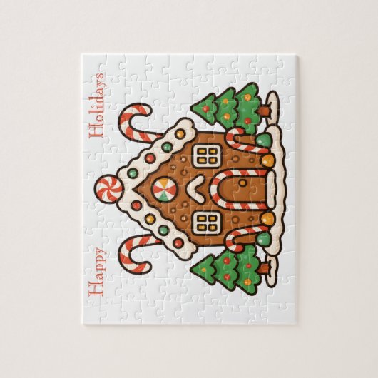 Gingerbread House Puzzle (Vertikal)