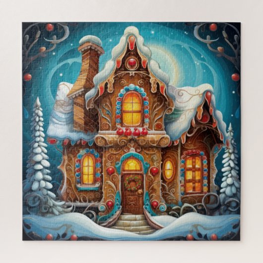 Gingerbread House Puzzle (Vertikal)