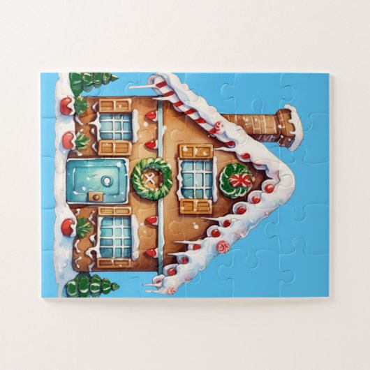 Gingerbread House Puzzle (Horizontal)