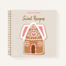 Gingerbread House Recipe Notebook Notizblock