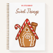 Gingerbread House Recipe Notebook Notizblock (Vorderseite)