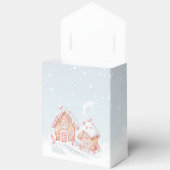 Gingerbread House Santa Elf's Christmas Favor Box Geschenkschachtel (Offen)