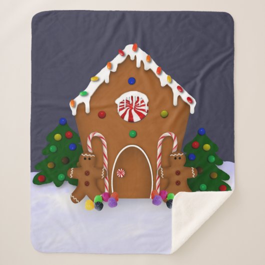 Gingerbread House Sherpadecke (Vorderseite)