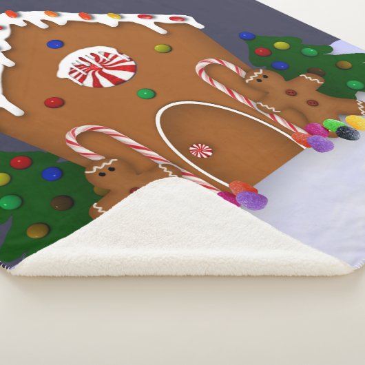 Gingerbread House Sherpadecke (3/4)