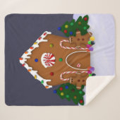 Gingerbread House Sherpadecke (Vorderseite (Horizontal))