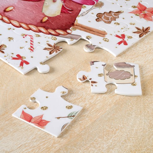 Gingerbread House Snow Globe Puzzle (Seite)