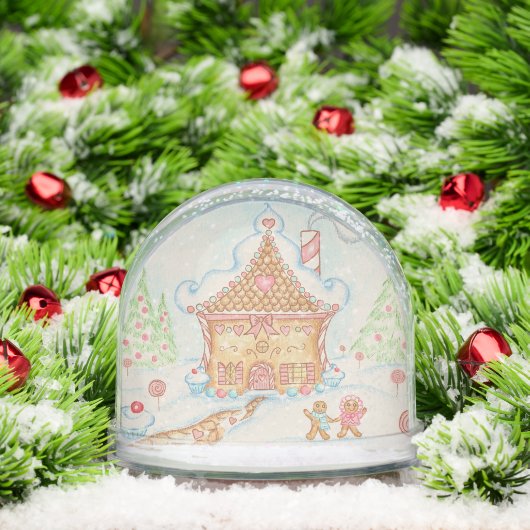 Gingerbread House Snow Globe Schneekugeln (Weihnachten)