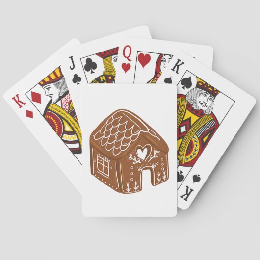 Gingerbread House Spielkarten (Rückseite)