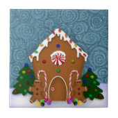 Gingerbread House Tile Fliese (Vorderseite)